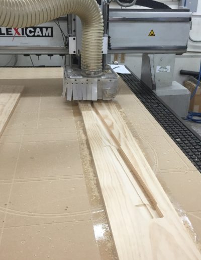 cnc router working on wood