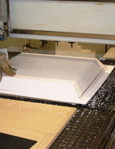cnc router working on vac form