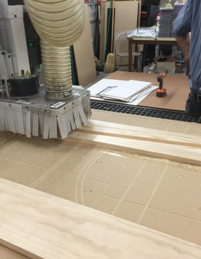 cnc routing in progress