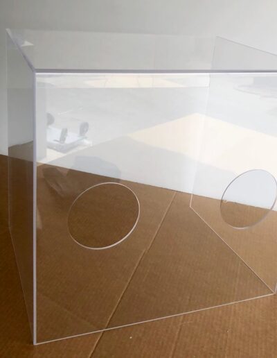 plexiglass barrier - custom acrylic fabrication